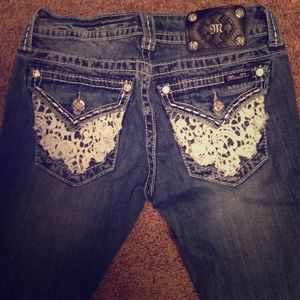 Size 26 Miss Me Boot Cut Jeans